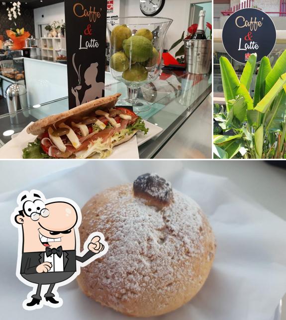 La esterno e cibo del ristorante