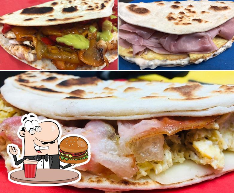 Prenez un hamburger à Piadineria Que Piada