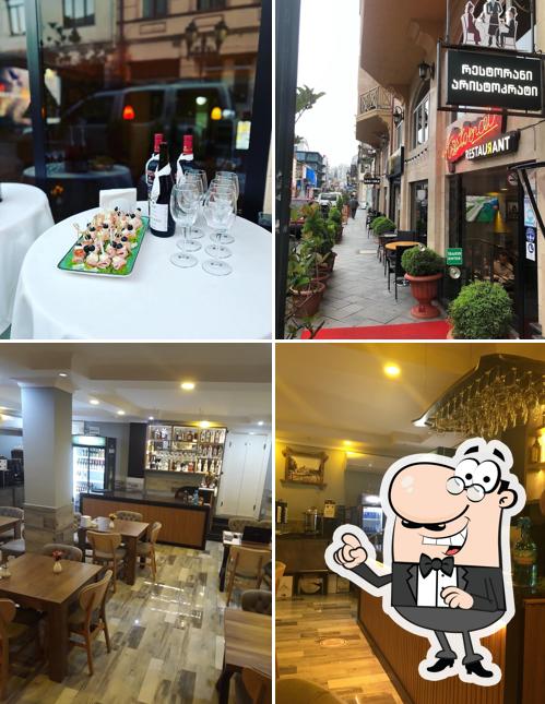 Jetez un coup d’oeil à la photo affichant la extérieur et intérieur concernant ресторан аристократ батуми restaurant aristocrat batumi რესტორანი არისტოკრატი