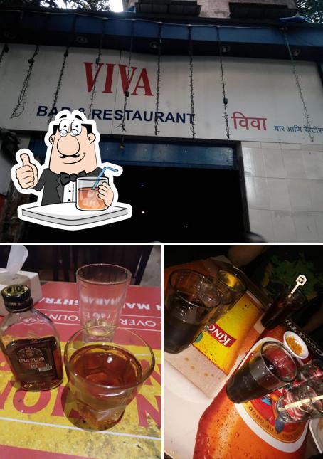 This is the picture depicting drink and exterior at Viva Bar And Restaurant