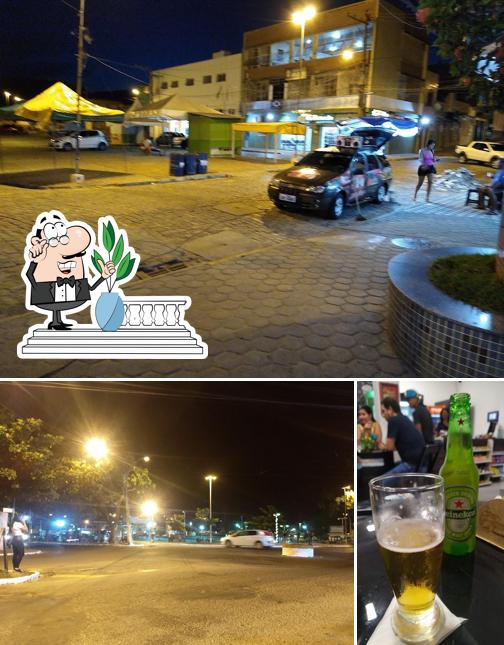 Entre diferentes coisas, exterior e cerveja podem ser encontrados a O Beco Pizzaria Delivery Itapetinga