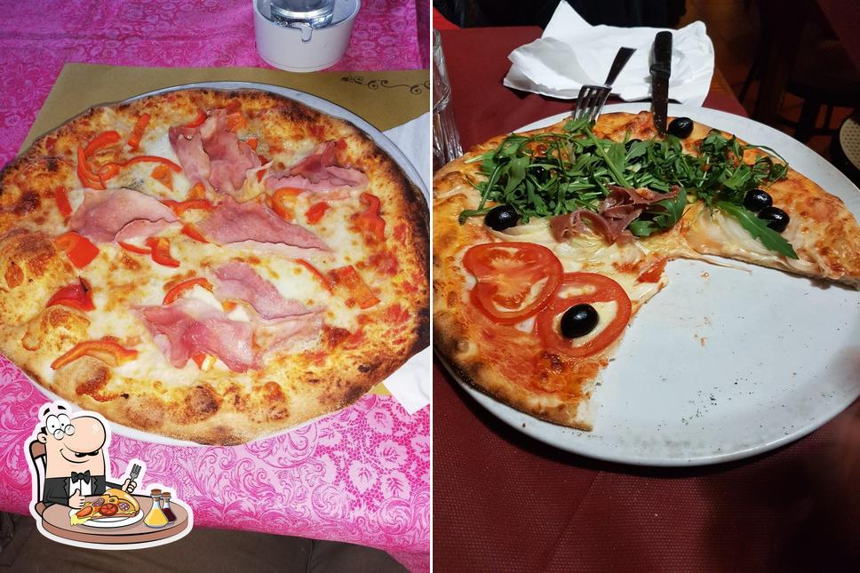 Essayez des pizzas à Pizzeria Manuel