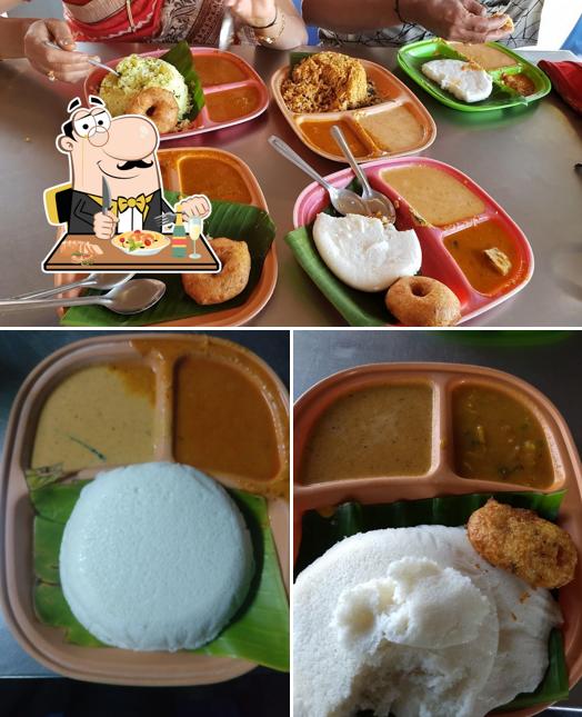 Food at Sree Shivasagar Bidadi Bisi Thatte Idly