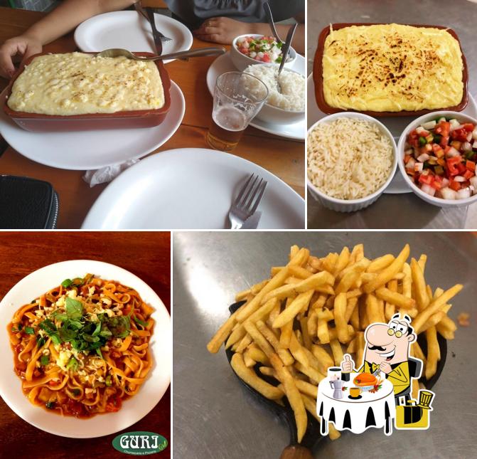 Platos en churrascaria e Pizzaria guri grill