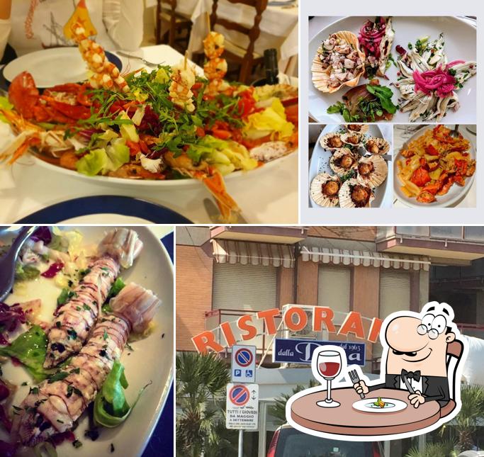 Platti al Ristorante dalla Dina