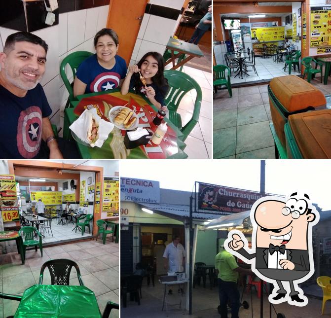 O interior do Churrasquinho do Gaúcho