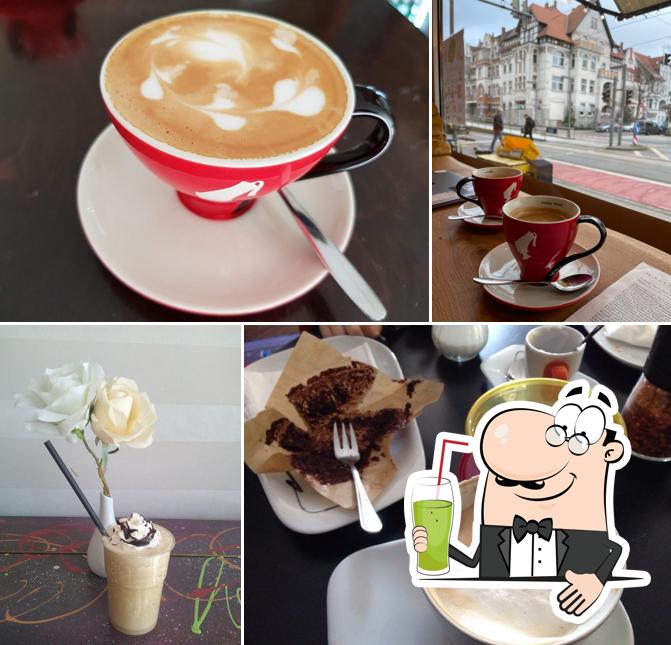 Enjoy a drink at Kaffeeklatsch Kleefeld