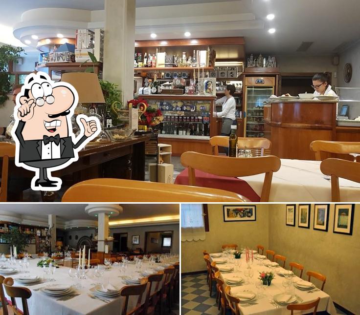 Gli interni di La Ghiotta Ristorante Pizzeria
