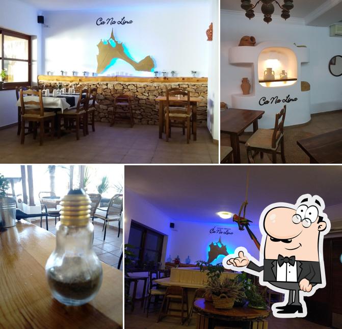 The interior of Restaurante Ca Na Lina