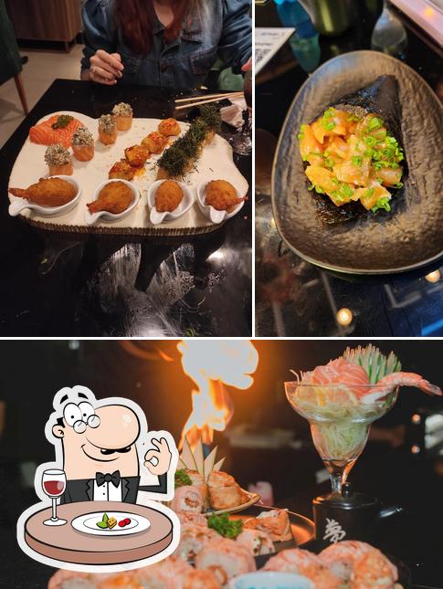 Comida em Ryokan Lounge Sushi Meireles