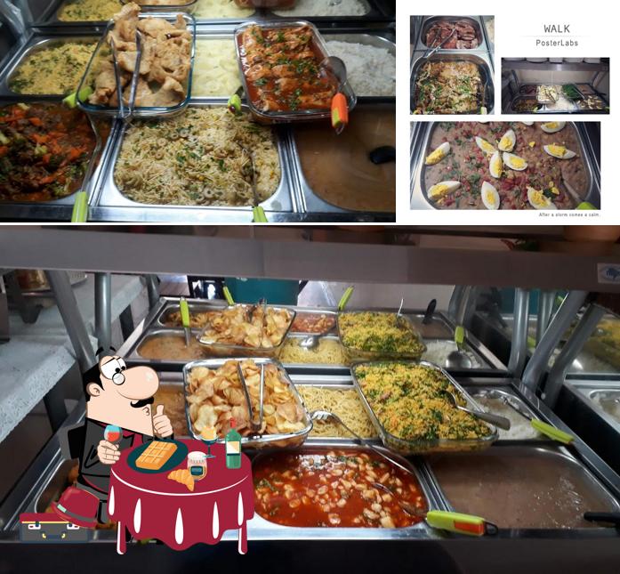 Não esqueça de pedir uma sobremesa no Restaurante Delícias Caseiras