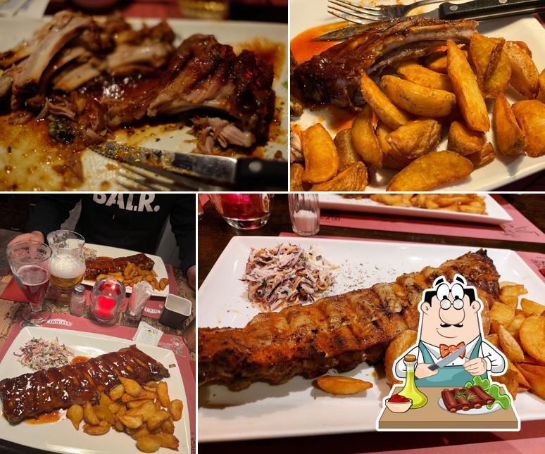 Côtes levées de dos à Ribs 'n Beer