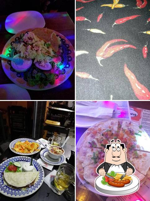 Comida em El Mexicano