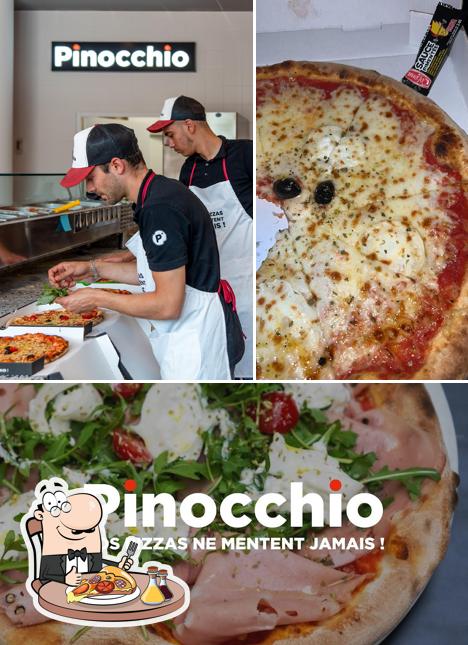 Choisissez des pizzas à Pinocchio Pizza