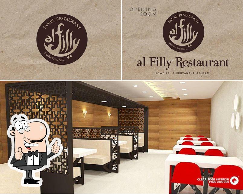 Look at the picture of Al Filly restaurant