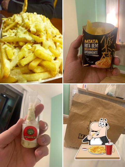 Prove cbatatas fritas francesas no Mamonas Lanche - Drive-Thru
