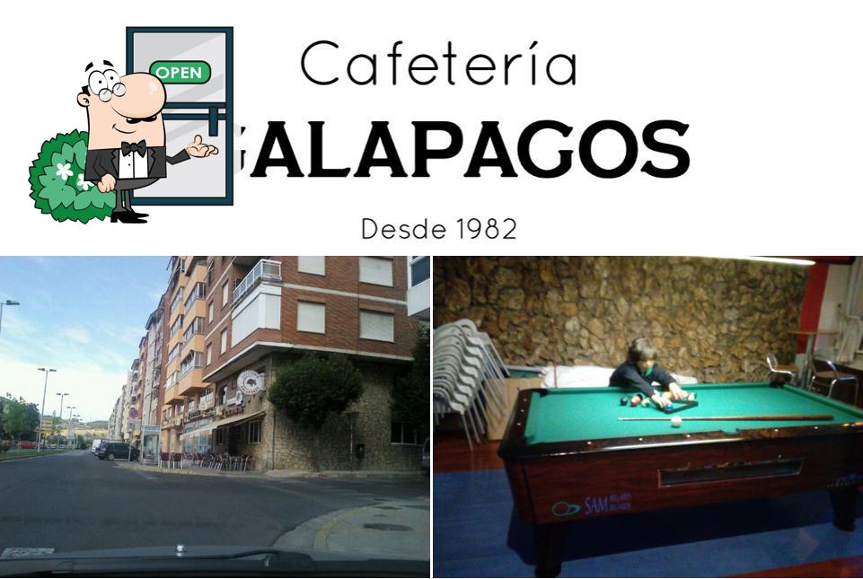 Interior de la cafetería