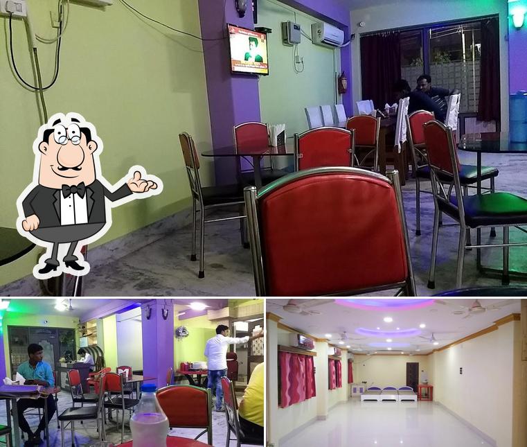 The interior of Nirala Family Restaurant and Hotel