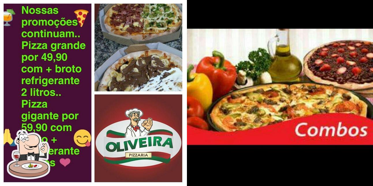 Comida em Pizzaria Oliveira