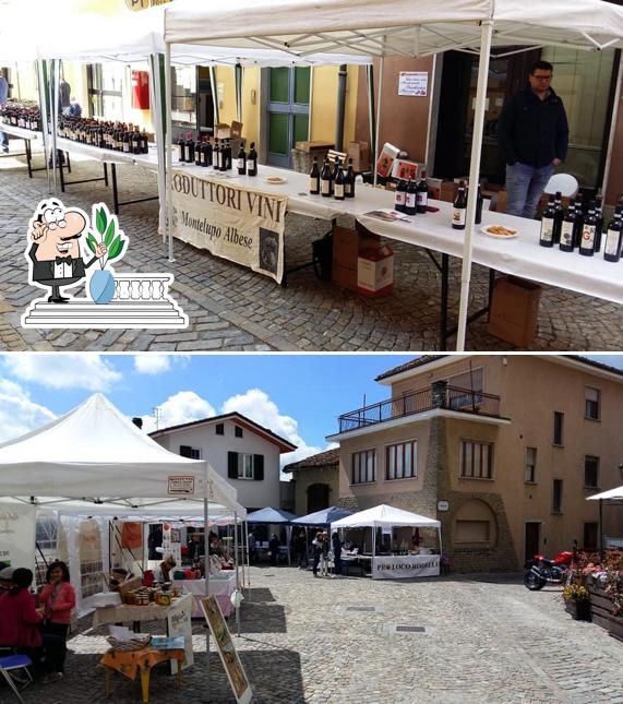 Gli esterni di Osteria La Piazza