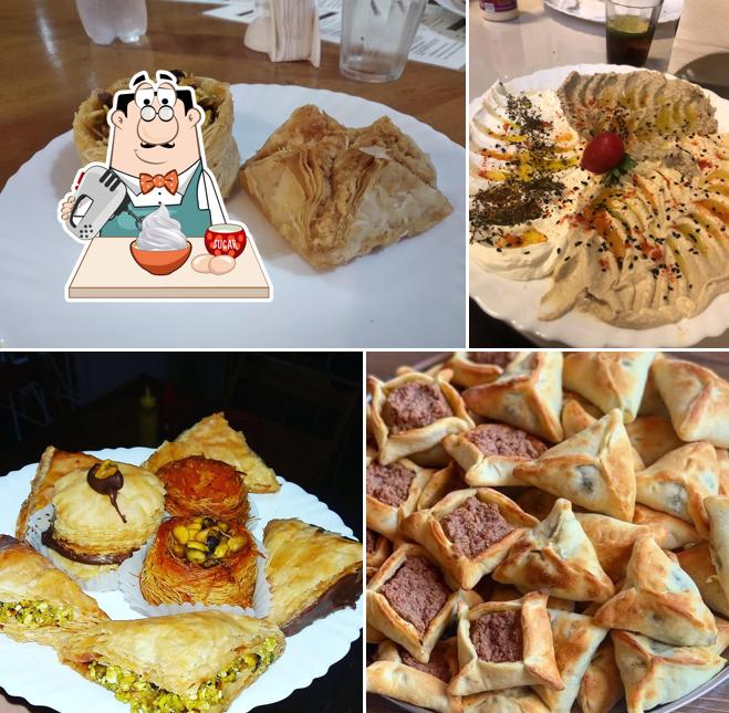 Não esqueça de pedir uma sobremesa no Kebab Faruk - Comida Árabe