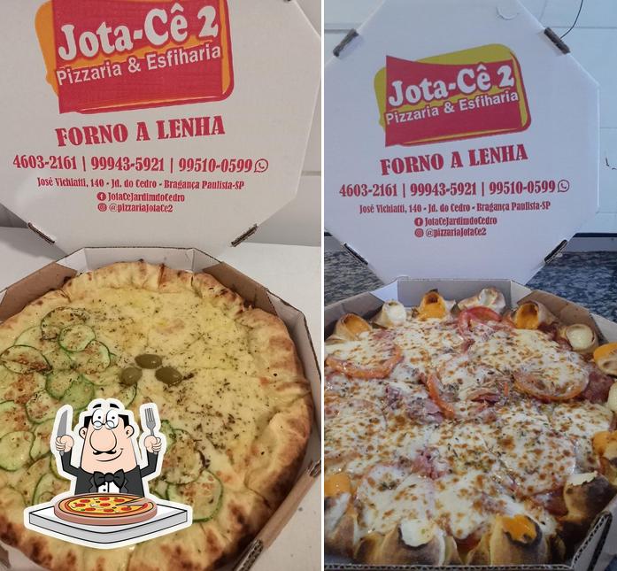 Consiga diversos tipos de pizza