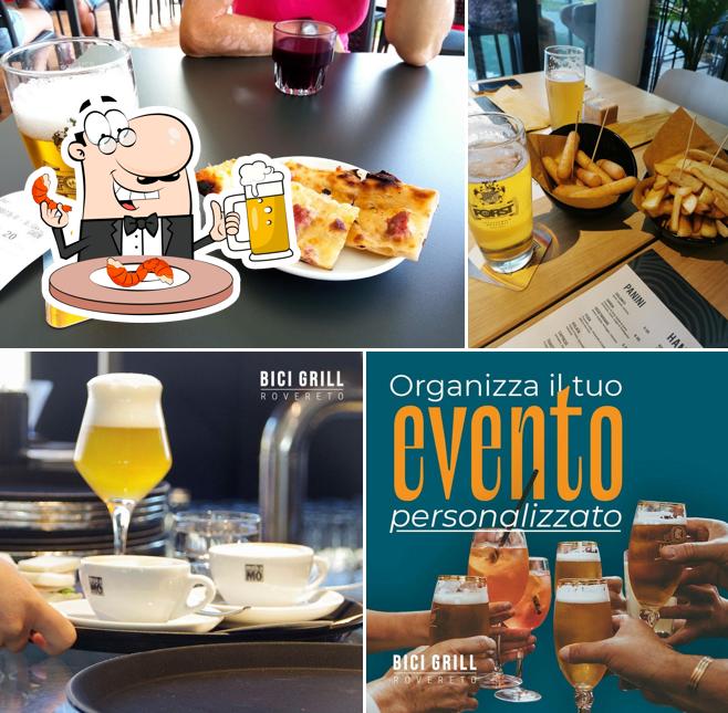 Bicigrill Rovereto serve un'ampia varietà di birre