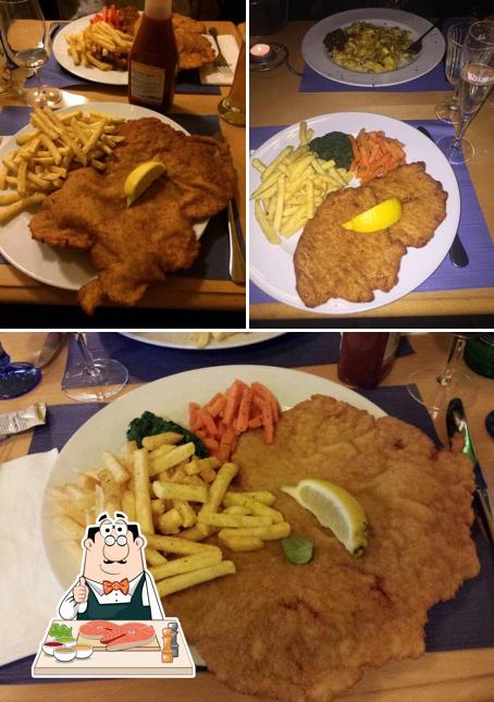 Fish and chips al Restaurant Brunnentor