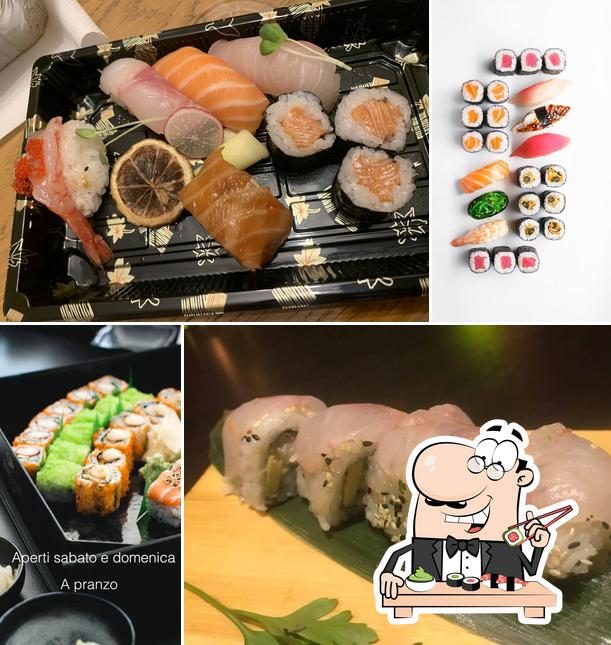 Scegli le varie opzioni di sushi