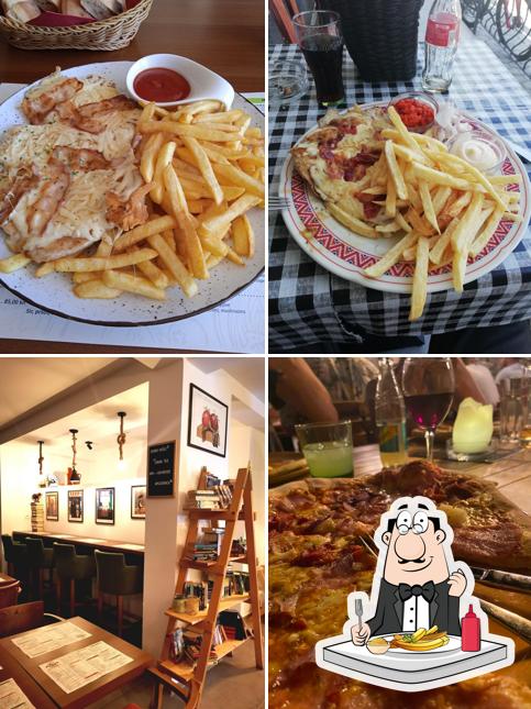 Taste French-fried potatoes at Pizza Trica