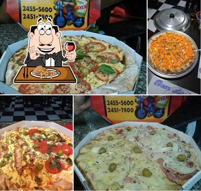 No Pizzaria Alandelon II, você pode desfrutar de pizza