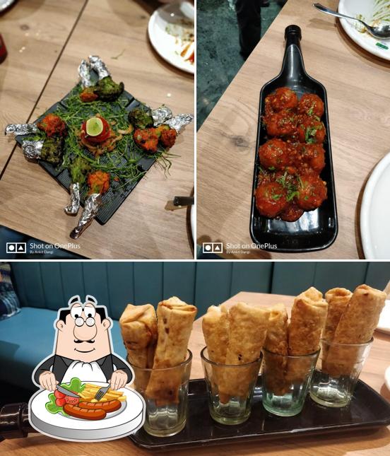 This is the image showing food and dining table at Deepak Only Veg Restaurant [ Branch 2 ]