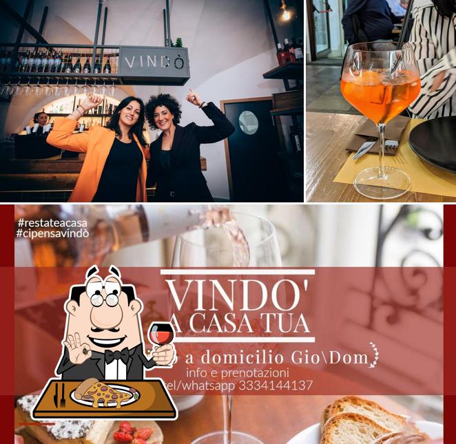 Try out pizza at Vindò Vino & Gusto