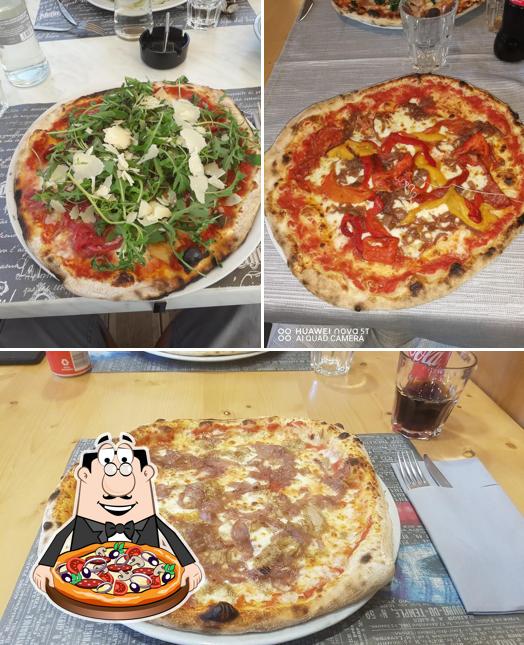 Prenez des pizzas à Ristorante La Vecchia Isoletta