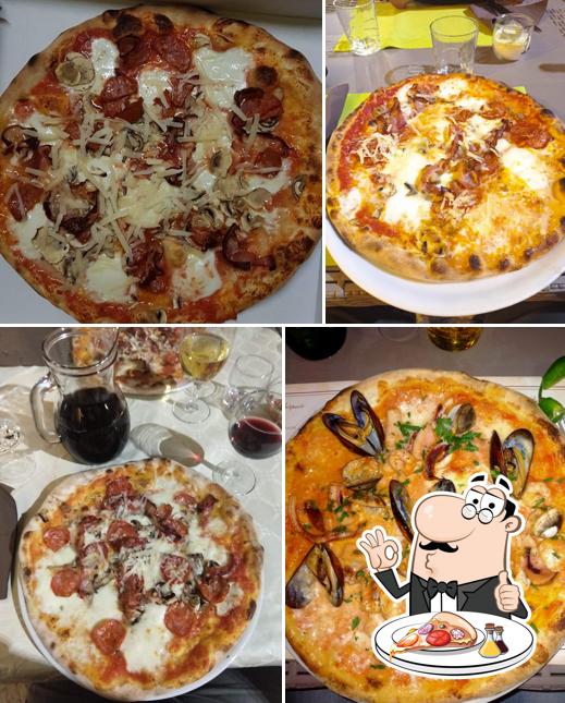 Prenez différents types de pizzas