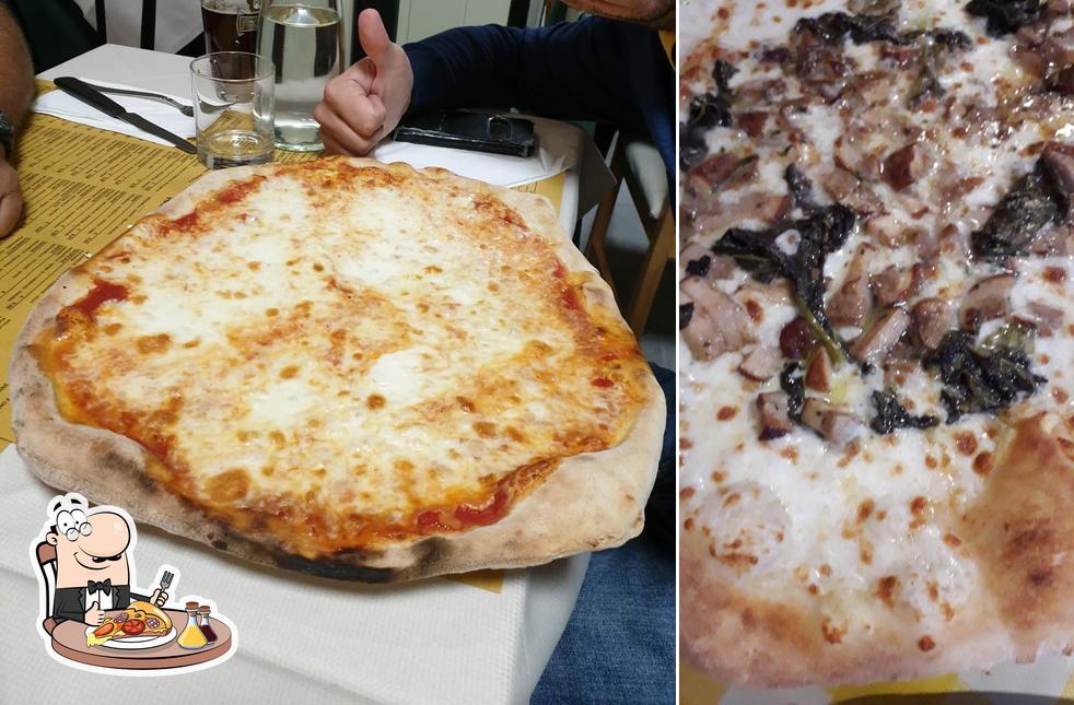 Ordina una pizza a Trattoria Pizzeria Forno a Legna King Maxflower