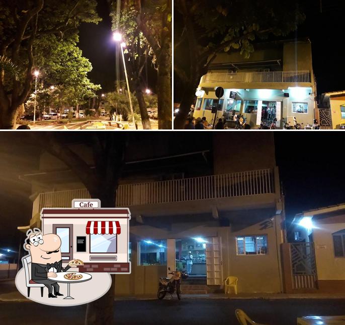 O exterior do Farroupilha Restaurante & Pizzaria