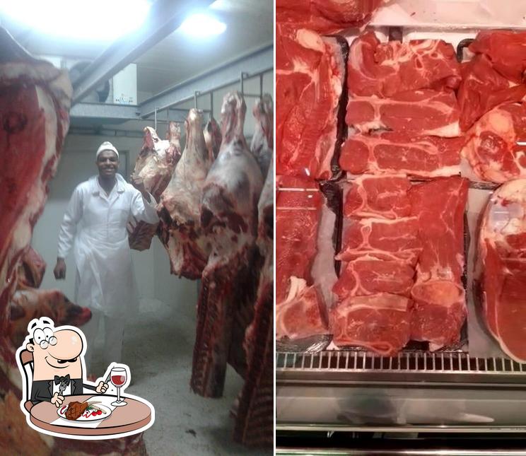 Marché de boucheries et grillades propose des repas à base de viande