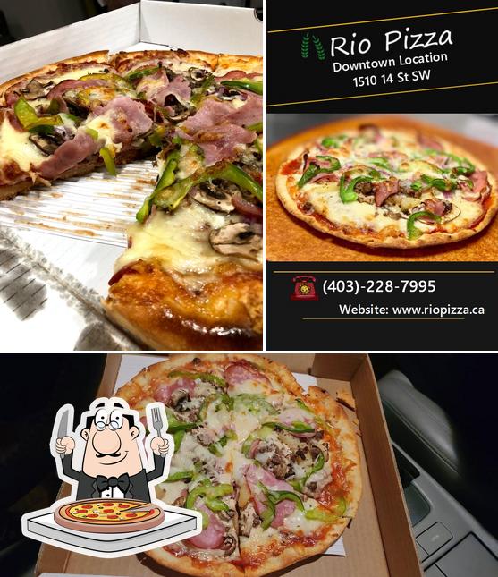 Rio Pizza 1510 14 St Sw In Calgary Restaurant Menu And Reviews