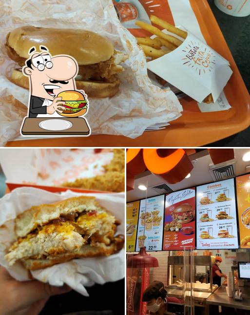 Consiga um hambúrguer no Popeyes Louisiana Kitchen