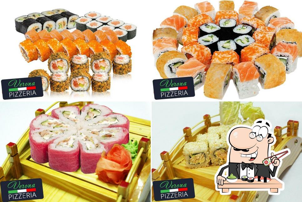 Essayez de nombreuses options de sushi