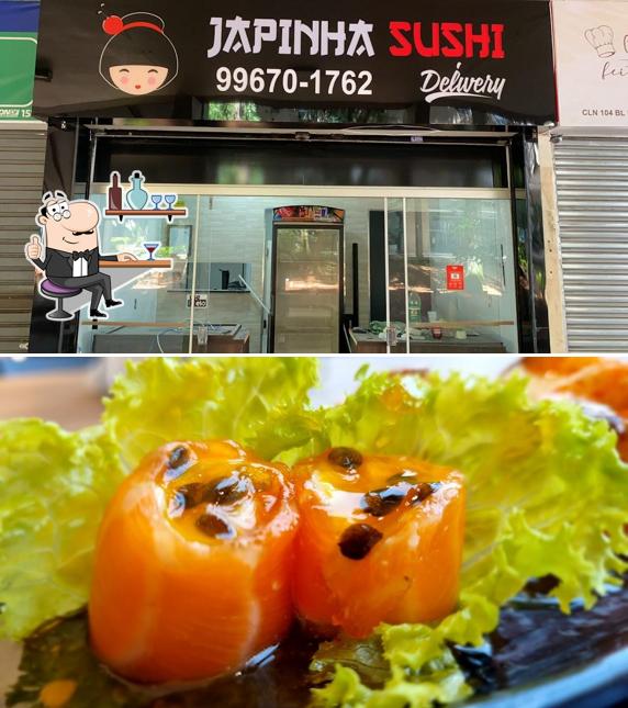 O interior do Japinha Sushi Delivery - Asa Norte Combinados Barcas