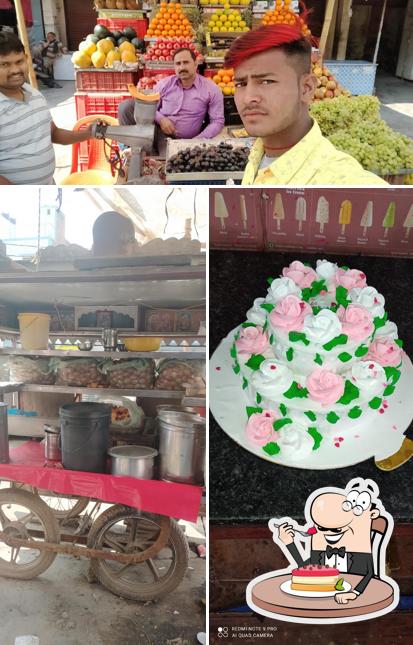 Mahaveer sweets serves a selection of sweet dishes
