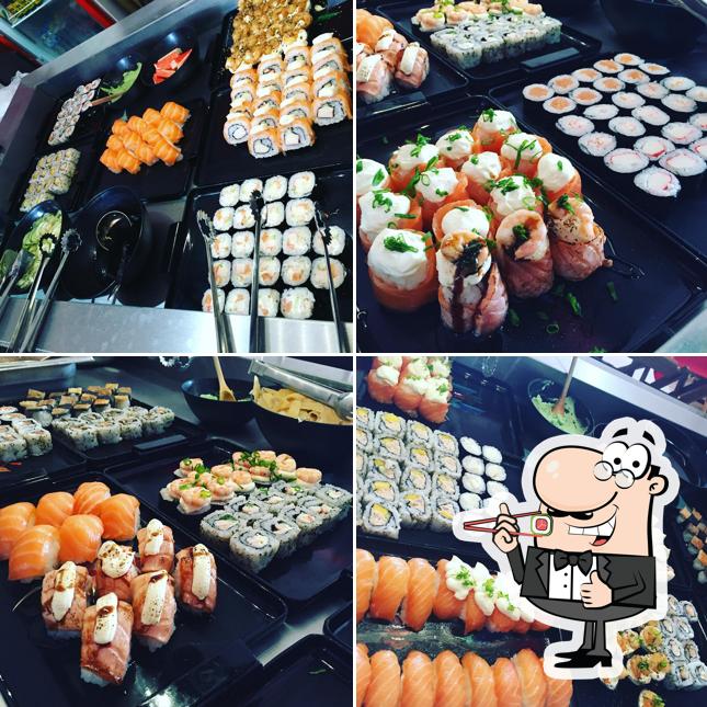 Prove diversas opções de sushi