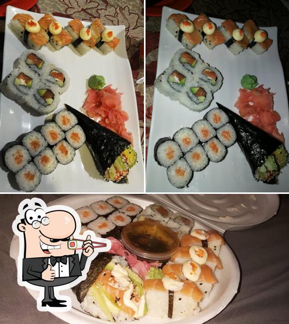 Wählt verschiedene Sushi-Optionen