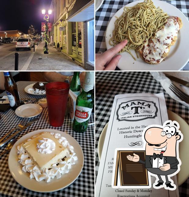 Mama T's Italian Steakhouse in Huntingburg Restaurant menu and reviews