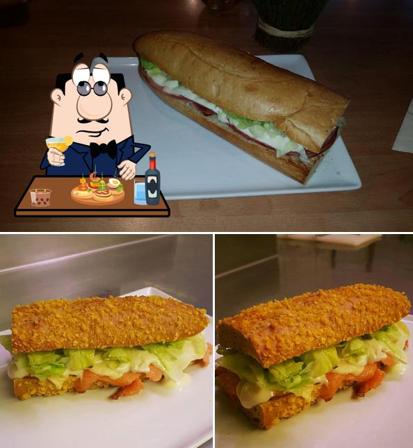 Disfruta de un sándwich en Croque-O.-Diles Diner