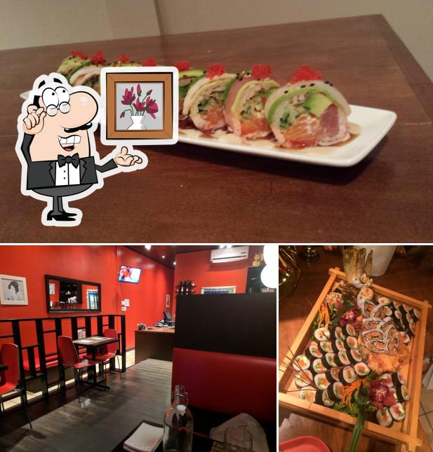 Jetez un coup d’oeil à la photo affichant la intérieur et sushi concernant Guddo Sushi