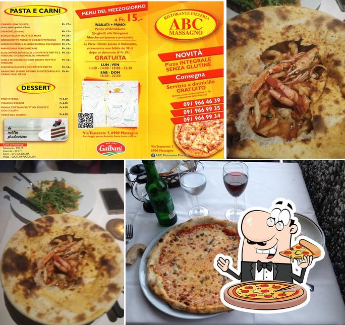 Ordina una pizza a Ristorante-Pizzeria ABC