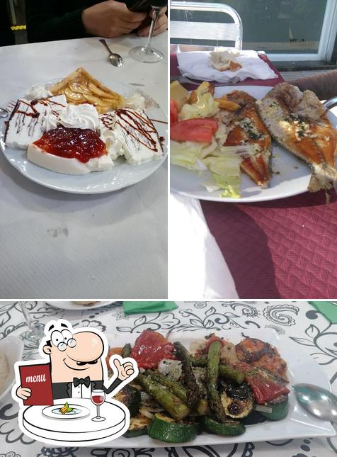 Еда в "Restaurante San Cristóbal"